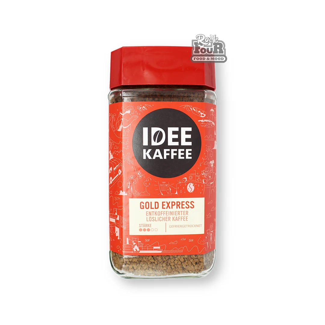 Instant coffee "Idee Kaffee Gold Express" decaffeinated 200g